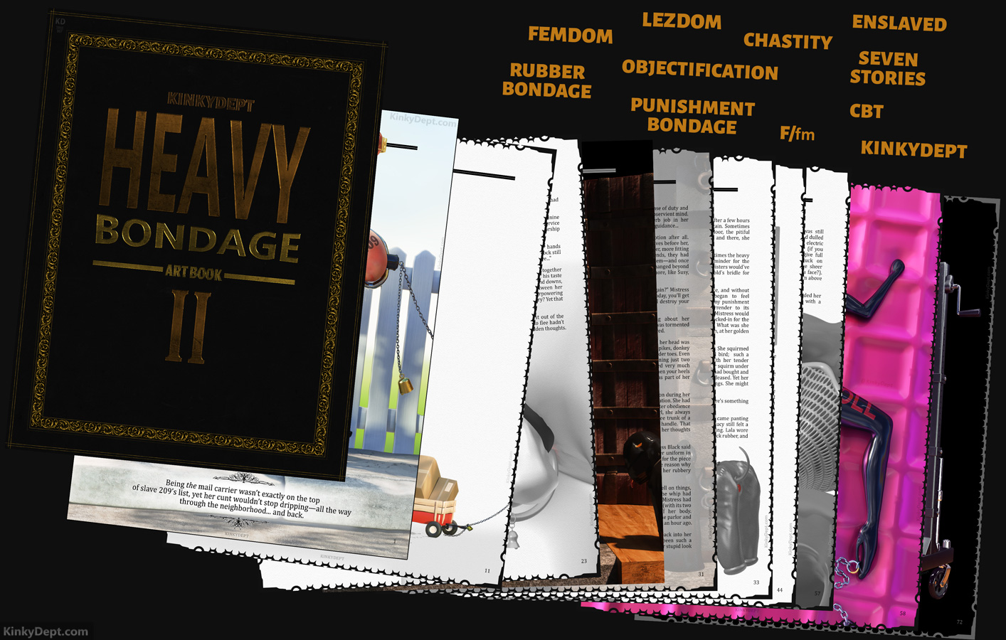 Illustrated BDSM Novel Preview Pages